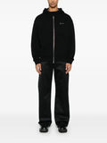 Givenchy zipped hoodie in fleece with Hubert objects print