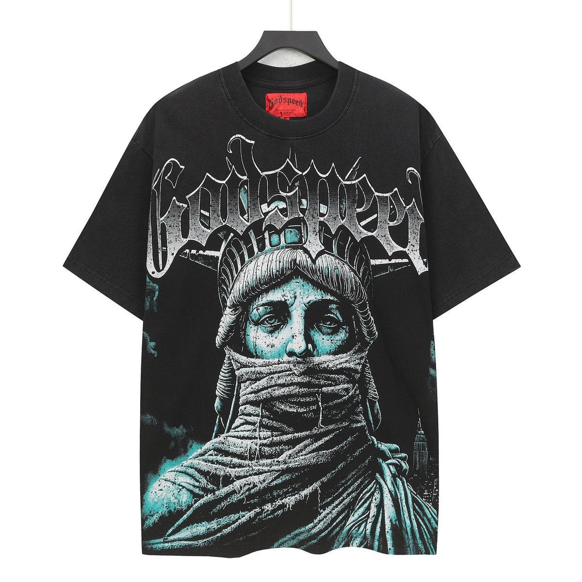 Godspeed Statue of Liberty Graphic T-Shirt