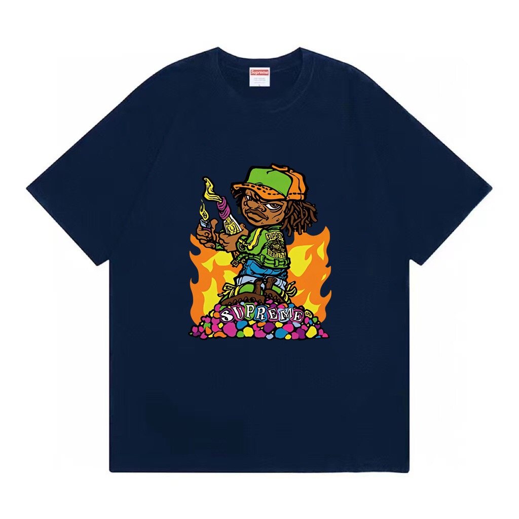 Supreme Molotov Kid Flame Graphic T-Shirt